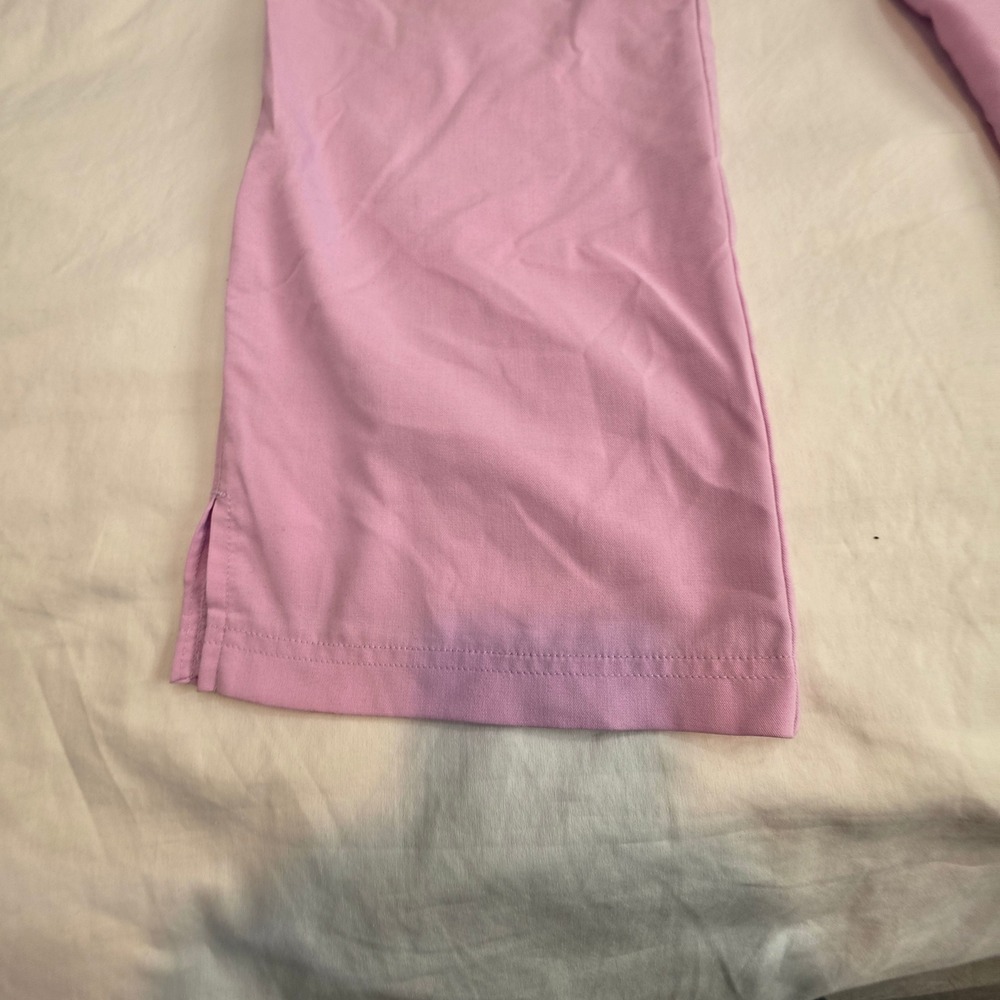 Med Couture Touch Cargo Scrub Pants Women XL Lilac Good Stretch Pockets - Picture 3 of 13